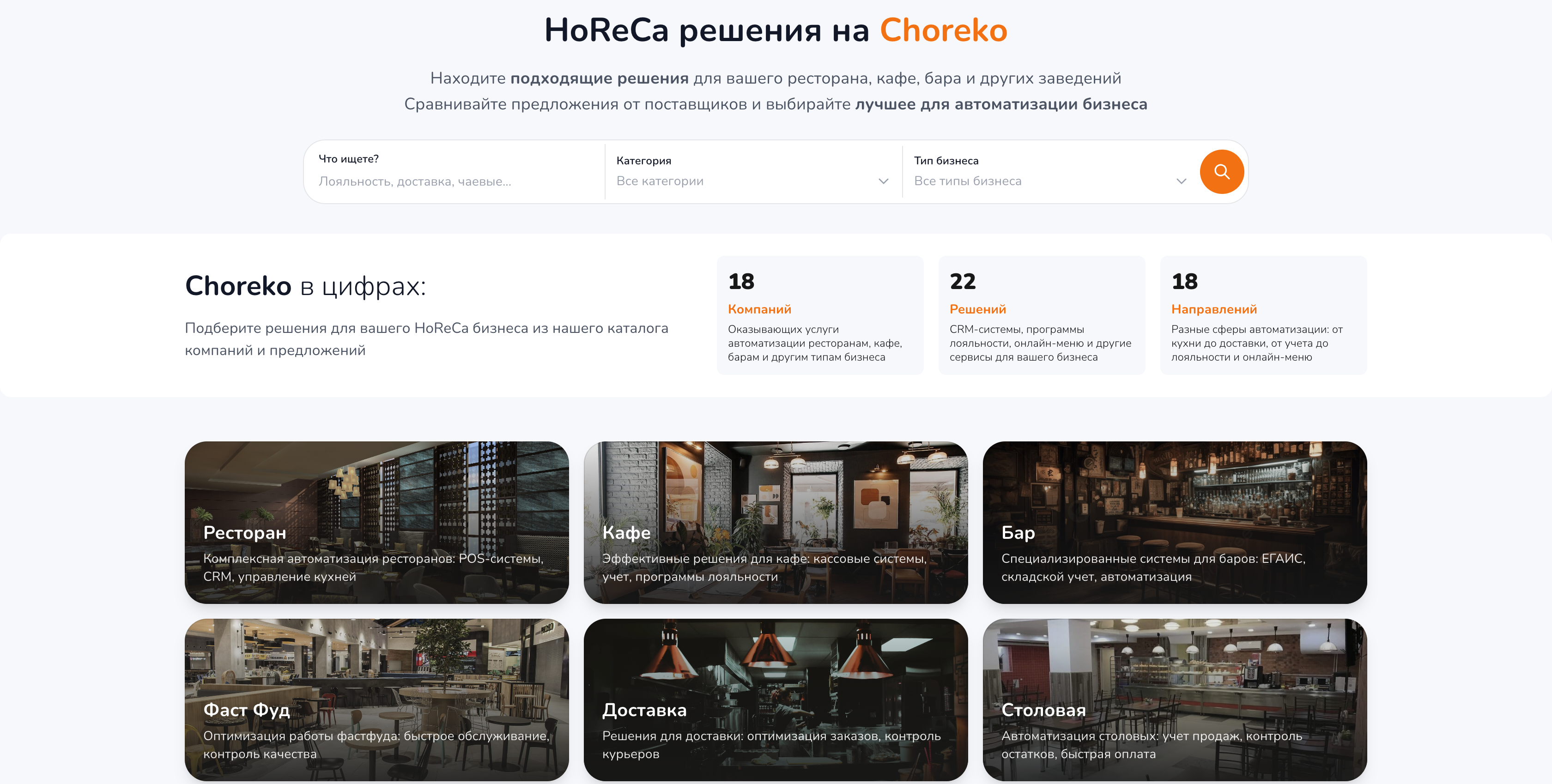 CHOREKO: как работает платформа и чем она помогает ресторанам, кафе и отелям